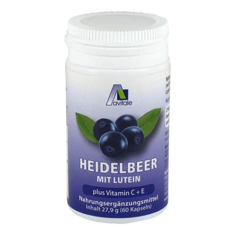 AVITALE | Heidelbeer Kapseln plus Lutein